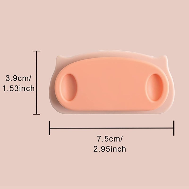 SIYANSHU 4 Pack Plug Wire Organizer Cable Holder Clips Cord Manager Clips with Self Adhesive Pad Cable Management for Home and Office Cable Wire Random Pack Of 4 - Image 2