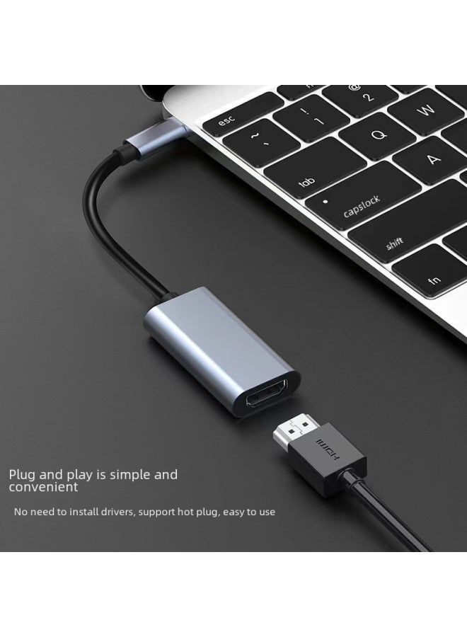 Mobile Phone Computer With Screen Hdmi Line 4k30hz Hd Screen Adapter Typec To Hdmi Video Adapter - Image 2