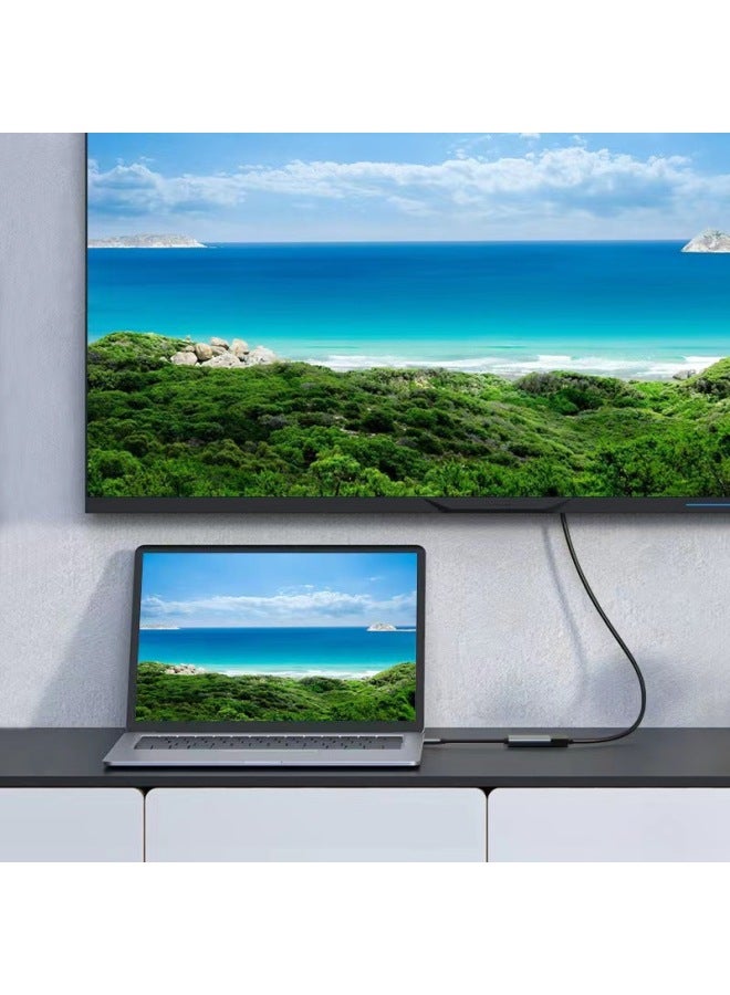 Mobile Phone Computer With Screen Hdmi Line 4k30hz Hd Screen Adapter Typec To Hdmi Video Adapter - Image 3