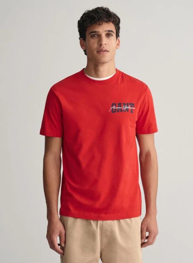 غانت GANT Arch Script Graphic T-Shirt