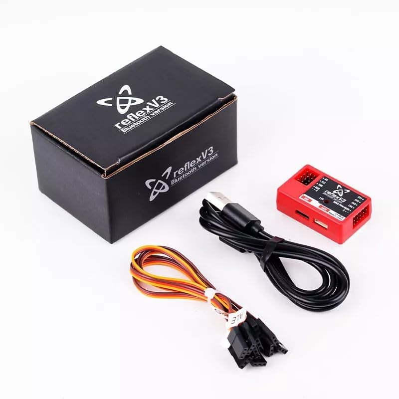 Fms RC Airplane Reflex V3 Mini Gyro Flight Control System for Remote Control Aircraft Plane Reflex V3 Stable Flight Controller - Image 4