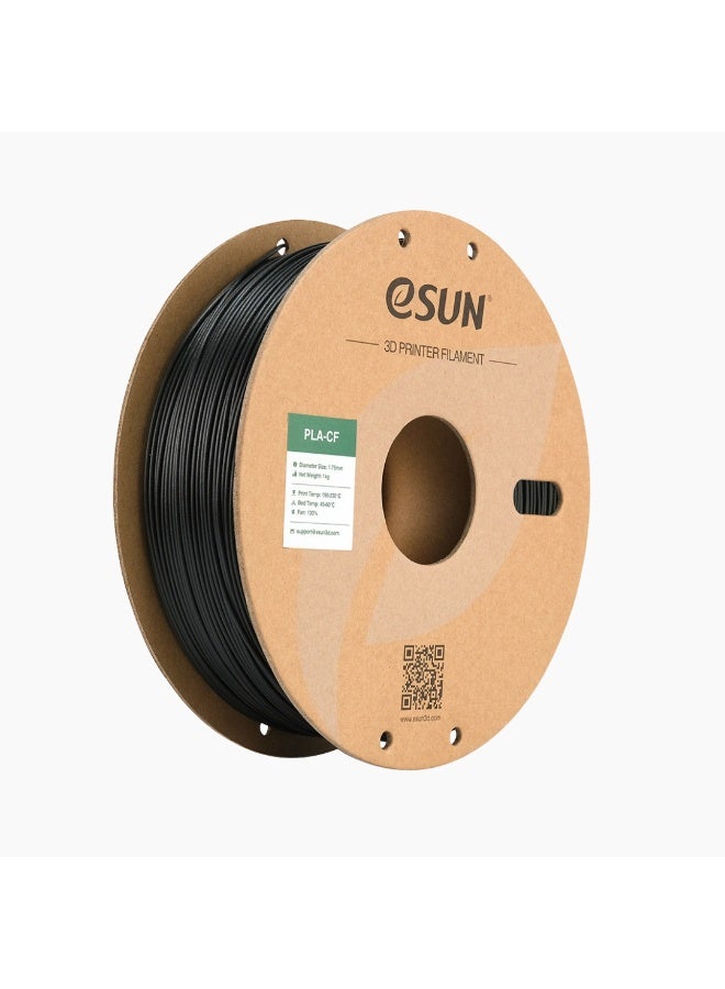 eSUN PLA-CF Black, Carbon Fiber Filled PLA Filament Dimensional Accuracy +/- 0.02mm, 1kg per Spool, Filament,