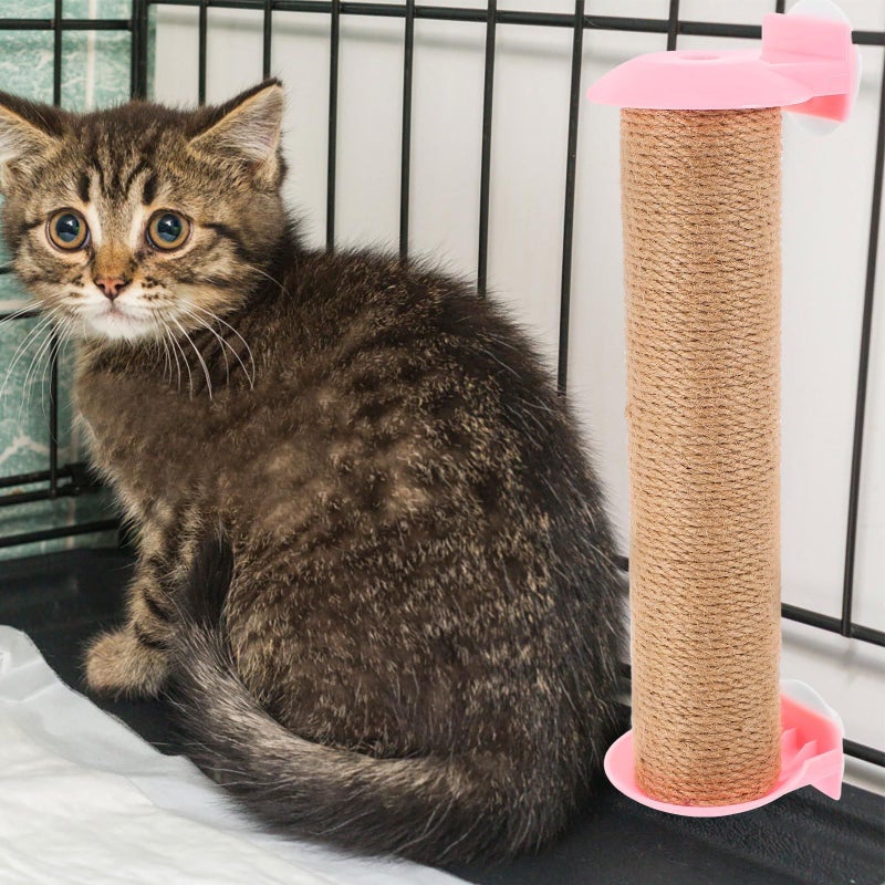 30cm Jute Sisal Cat Scratching Post Replacement Climbing Wall Kitten Teething Scratcher - Image 4