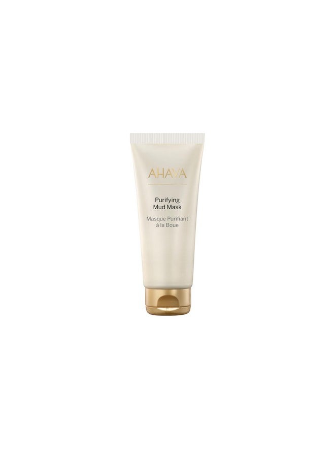 AHAVA AHAVA Purifying Mud Mask - Indulging Mud Mask Cleaning & Purifying the Skin, Soothes, Softens & Clarifies, Enriched with Exclusive Osmoter, Dead Sea Mud, Aloe Vera, Vitamin B5 & Jojoba Oil, 3.4 Fl.Oz  - Image 1