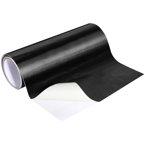 Hicarer 12 x 118 Inches Thermal Heat Shield Barrier Adhesive, Aluminized Fiberglass Heat Shield Resistant Material Tape for Auto Use, House, Barbecue, Christmas - Image 1
