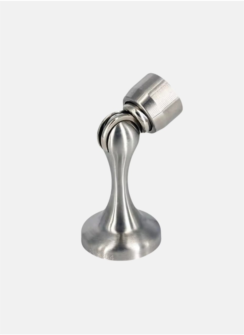 Generic Door Stopper, Magnetic Door Stopper, Door Stop Wall Protector Length, Stainless Steel Door Handle Soft Grip, Heavy Duty Door Stopper, Modern Floor Polished Magnetic Door Stopper,  - Image 1