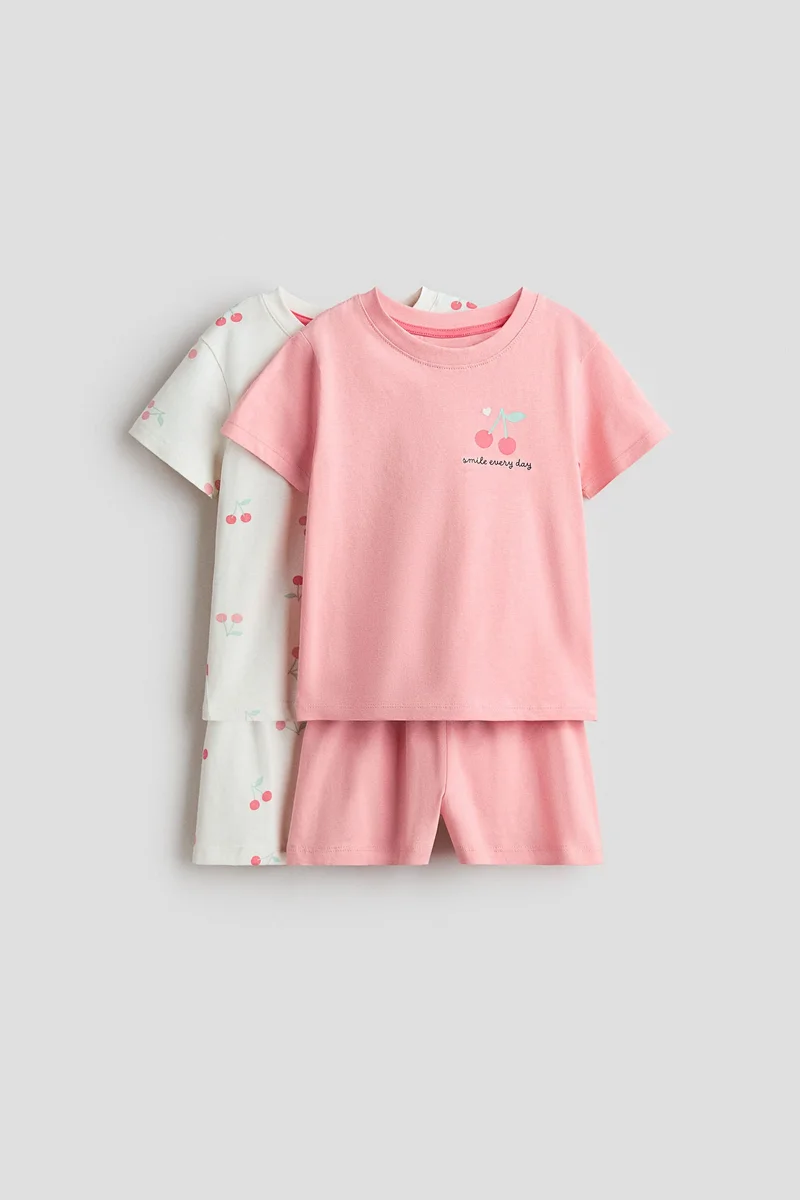 H&M 2-pack printed cotton pyjamas