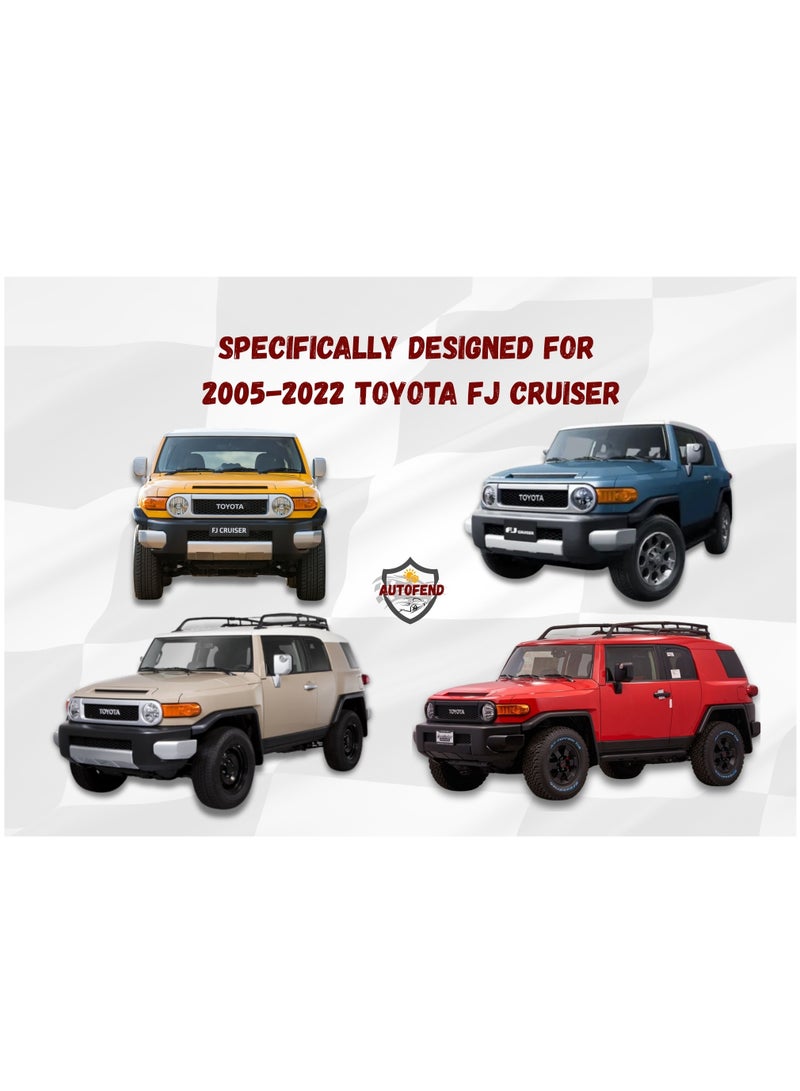 Zipporah All Weather Premium Lightweight 6-Layers Protective Car Cover 210T Compatible for 2005-2022 Toyota FJ Cruiser  with Left Driver Side Door Zipper, Security Lock and Mirror Pockets - Image 5