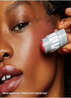 MILK MAKEUP Lip + Cheek Cream Blush Stick Quirk - Spiced Rose (6g)  - Image 3