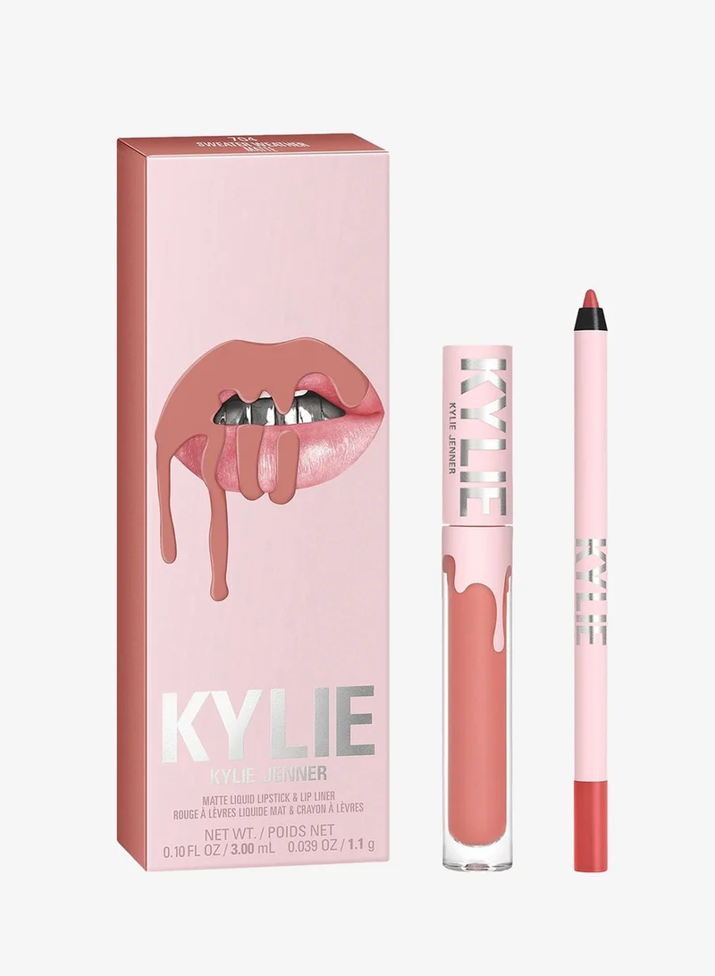 كايلي كوزماتيكس مجموعة مت للشفاه ( قطعتين) -704- سويتر ويذر