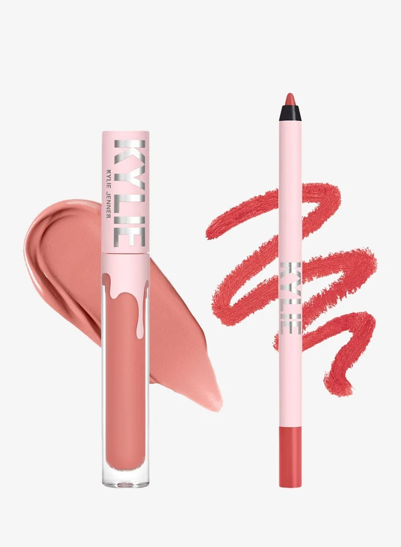 كايلي كوزماتيكس مجموعة مت للشفاه ( قطعتين) -704- سويتر ويذر