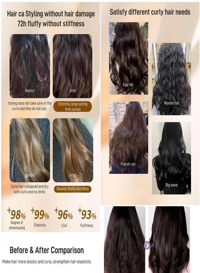 Nichalous [Original and Genuine] Long-lasting Styling Moroccan Volume Moisturizing Elasticity, 300g Hydrating Styling Cream Moisture Styling Elastin Conditioner for Curly Hair (1 Bottle) - Image 4