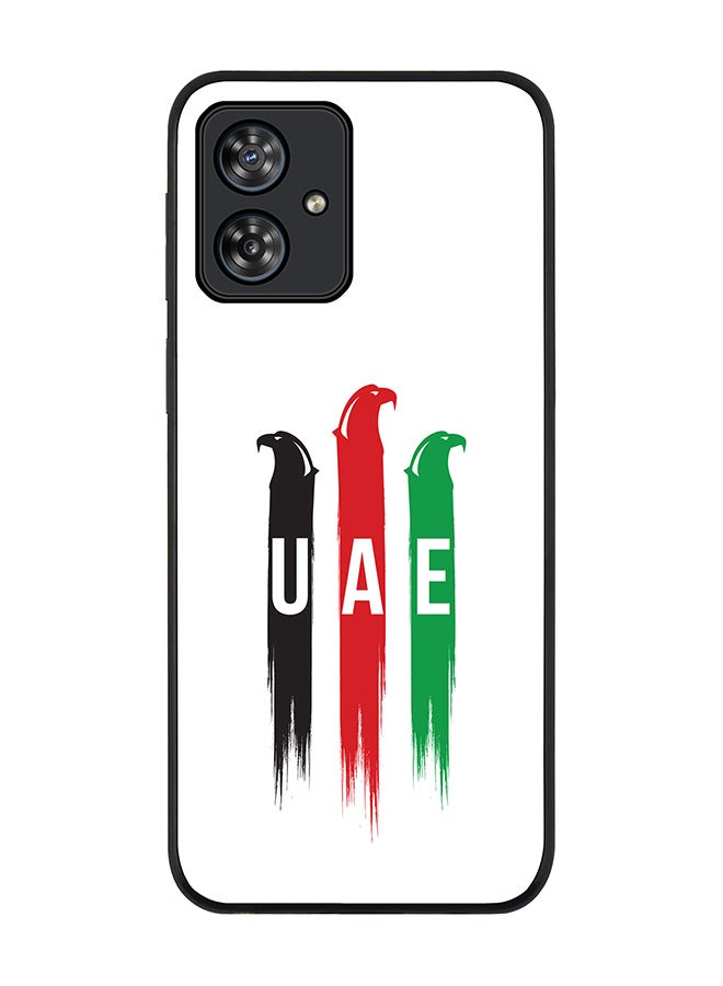 Stylizedd Rugged Black edge case for Motorola Moto G54 / Motorola Moto G54 Power / Motorola Moto G64 5G, Slim fit Flexible Anti Drop Thin Cover - UAE Falcons - Image 1