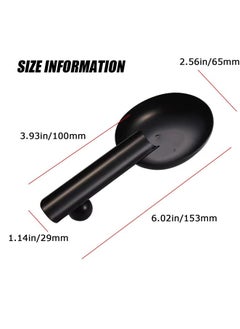 Muyixin Ashtray Portable Travel Ashtrays Creative Stainless Steel Spoon Ashtrays for Gift Home Office  - Image 4