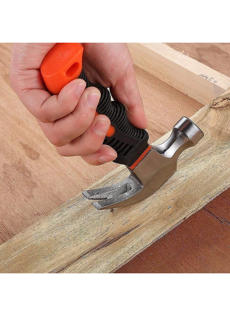 Wryer WRYER Mini Portable Claw Hammer Carpentry Iron Hammer Car Safety Glass Escape Hammer Broken Window Hardware Tools Small Hammer Tool Kit for Home  - Image 4