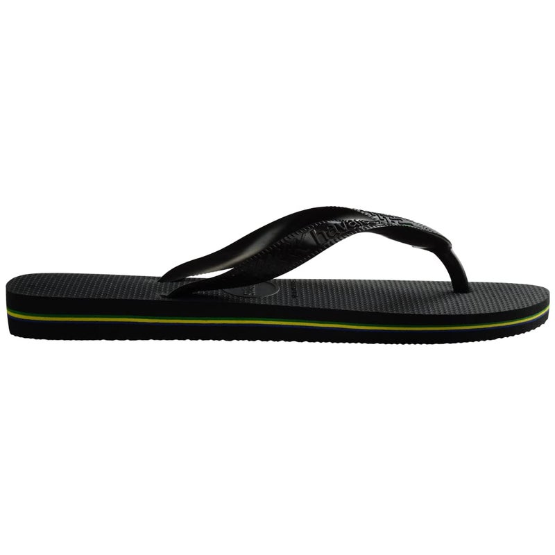 Havaianas صنادل هافاينا البرازيلية، سوداء، 6 أمريكي نساء/5 أمريكي رجال - Image 4
