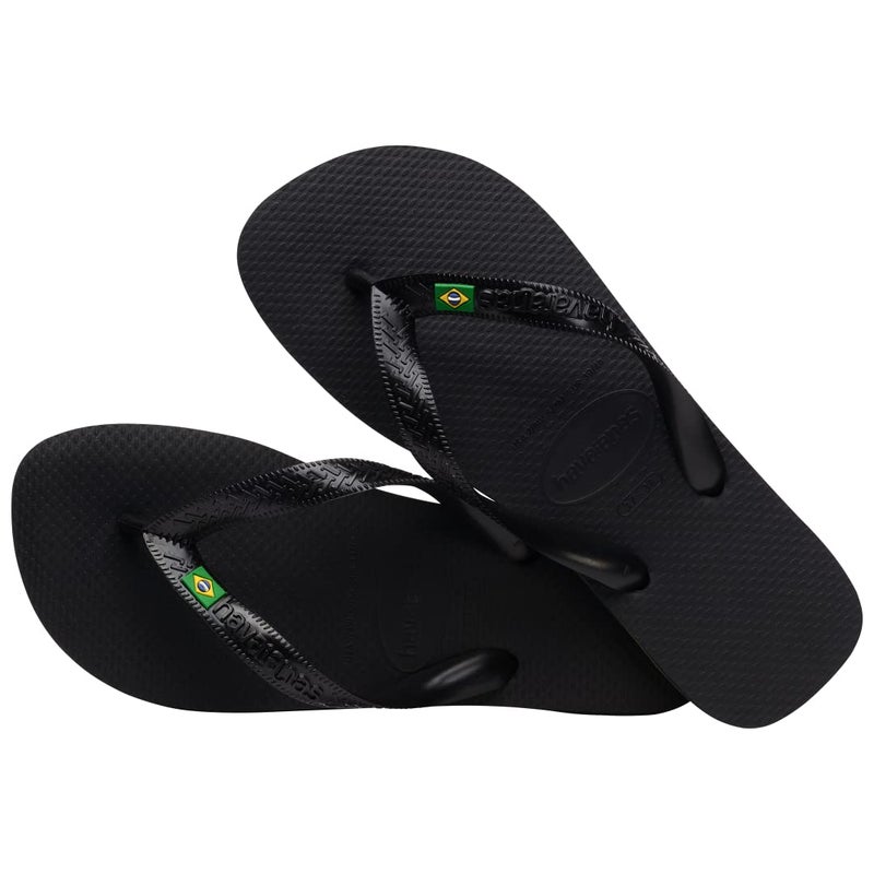 Havaianas صنادل هافاينا البرازيلية، سوداء، 6 أمريكي نساء/5 أمريكي رجال - Image 5