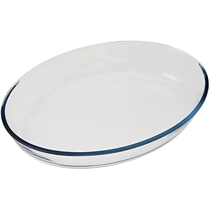 ريحني طبق خبز زجاجي بيضاوي من تاليونا 3 لتر زجاج بوروسيليكات شفاف TL2213514 - Image 1