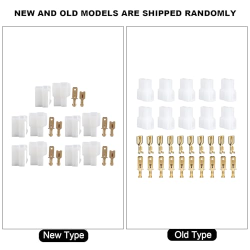 Acouto T-Type Power Plug 2 Pin for Car Radio Cable Connectors Automotive Electrical T Shape Wire Connector Male Female Socket Plug and Pin for FT-7800R FT-8800R FT-8900R - Image 4