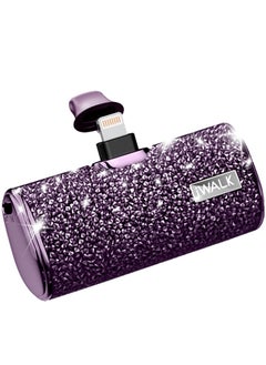 iWalk iWALK Small Portable Power Bank 4500mAh Power Bank, Lightining-Type Diamond-Purple  - Image 1