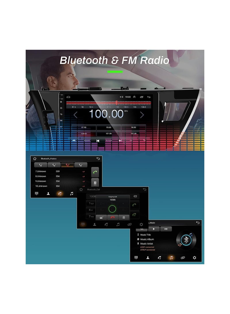 SHEZA STAR Android Car Stereo for Toyota Corolla 2014 2015 2016 6GB RAM 128GB ROM Support SIM Card, Apple Carplay, MirrorLink WiFi BT, 10 Inch IPS Touch Screen with Backup Camera Included - Image 5