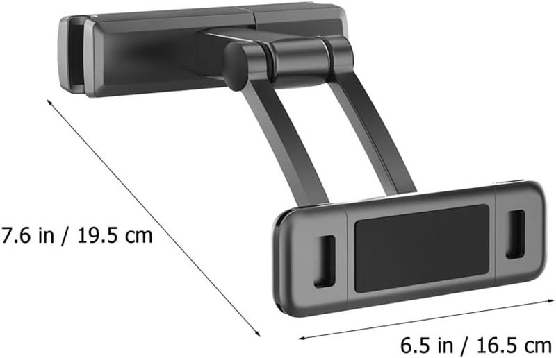 Headrest Tablet Mount and Phone Holder Adjustable Backseat Tablet Stand for Smartphones and Compatible with Most Devices - Image 2
