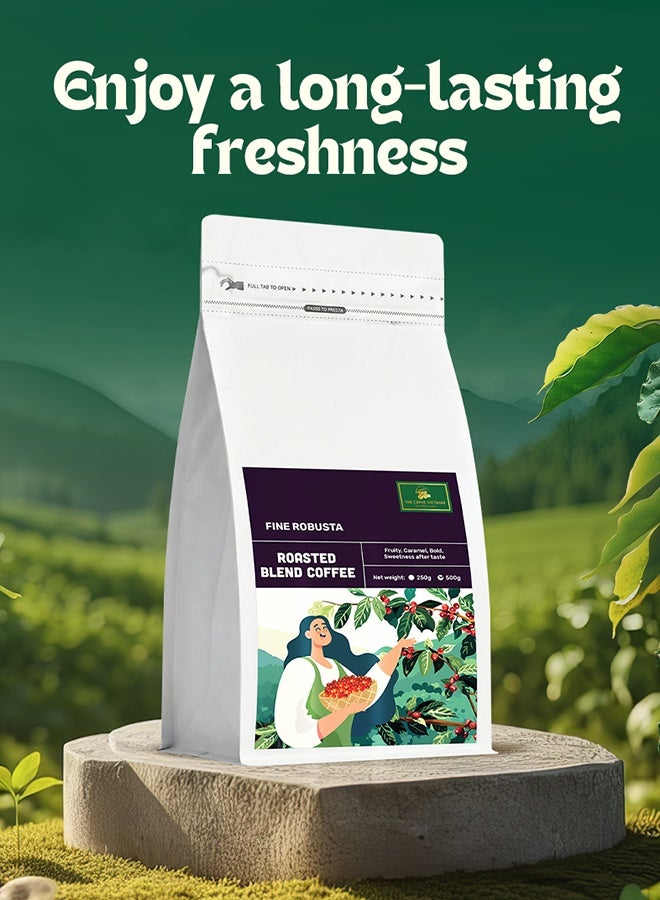 The Caphe Vietnam Robusta Coffee Blend – Medium Roast (Whole Beans) 1KG | Balanced & Full-Bodied, Freshly Roasted in Dubai - Image 4