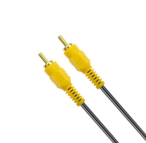 OLLGEN Digital Audio Coaxial Cable,RCA Male to Male Single Plug Cable,Video/Audio Extension Coaxial Cord for Subwoofer Rear View Parking Camera (5M) - Image 3