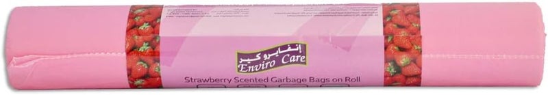Enviro Care Strawberry Scented Garbage Bags - 54 x 60 cm, 30 Bags - Image 1