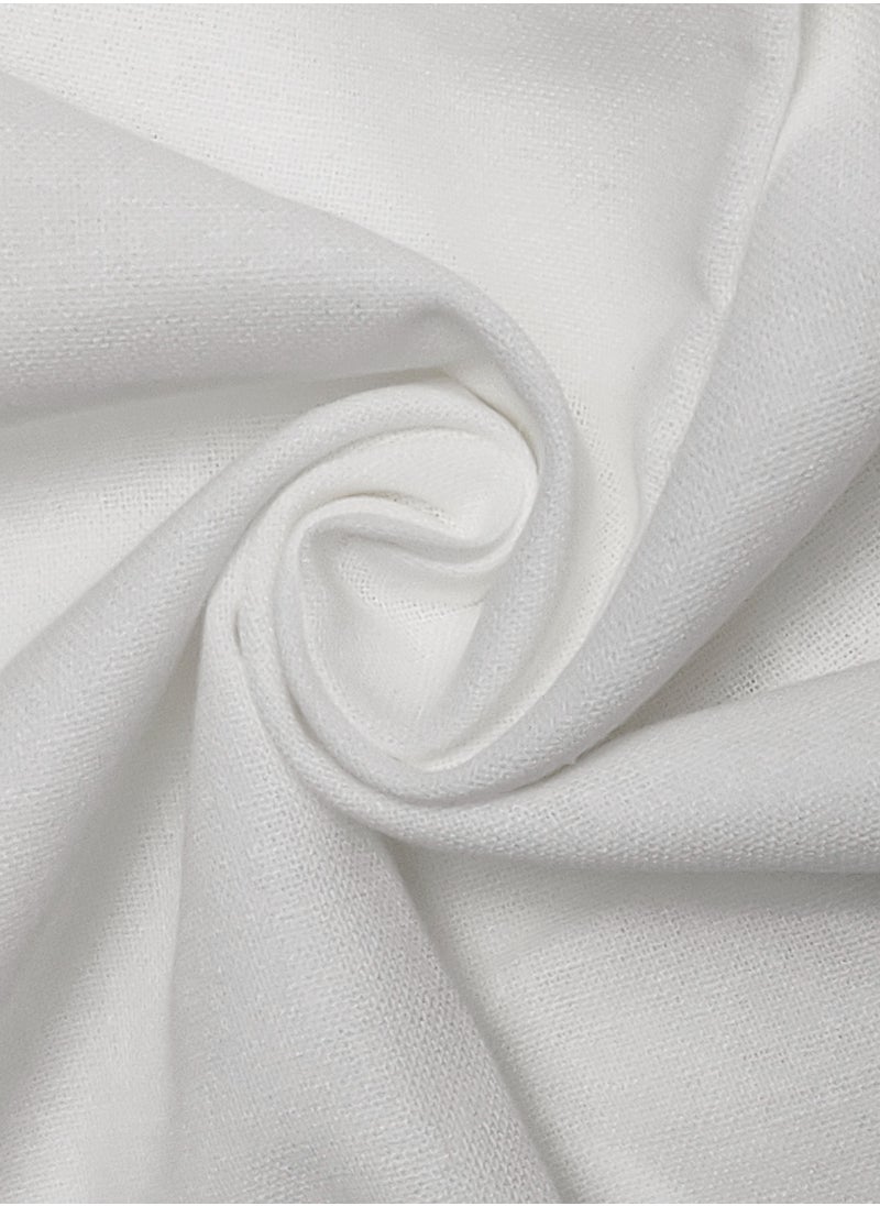 Raymond Raymond Home King Flat Sheet Super Soft Pure Cotton (274x274 cm, 46x69 cm) Flat sheet & 2 PillowCases  - Image 3