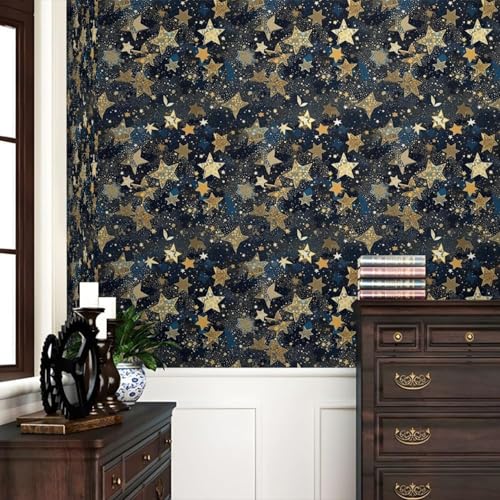 ROSASTELLA Self Adhesive Decorative Peel Stick Waterproof Wallpaper Wall Decor Removable Wall Paper for Living Room Hall Decoration PVC Vinyl DIY Contact Paper 45x304cm - Image 2