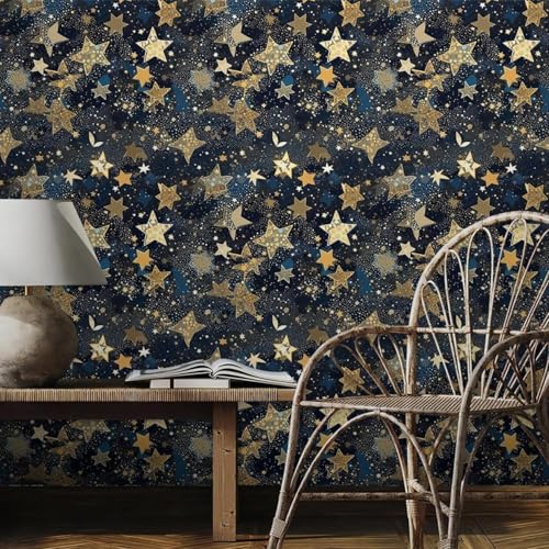 ROSASTELLA Self Adhesive Decorative Peel Stick Waterproof Wallpaper Wall Decor Removable Wall Paper for Living Room Hall Decoration PVC Vinyl DIY Contact Paper 45x304cm - Image 3