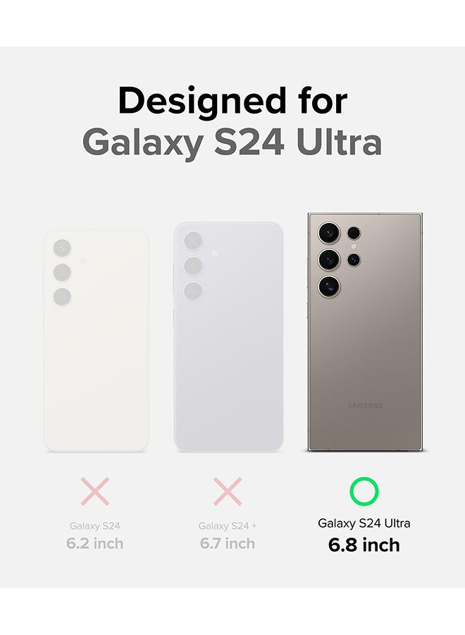 رينجك حافظة أونيكس مغناطيسية لهاتف سامسونج S24 Ultra 5G 2024 حافظة معززة متينة ومرنة من البولي يوريثان الحراري مقاومة للصدمات وممتص الصدمات من مادة البولي يوريثان الحراري غطاء حماية من السقوط - Image 2