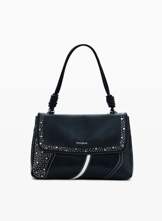 DESIGUAL Medium Convertible Studded Bag
