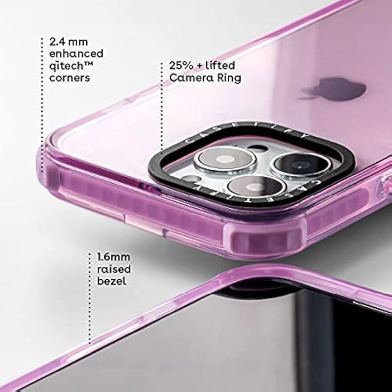 Casetify Ultra Impact Case for iPhone 13 Mini - Duty Free - Clear Black - Image 5