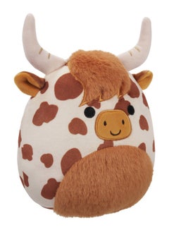 Squishmallows Squishmallows Alonzo the Brown and White Highland Longhorn Cow Plush Toy (19 cm)  - Image 2