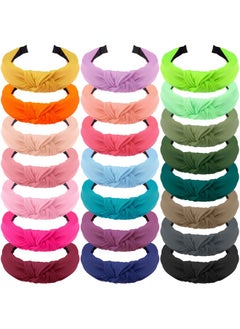 22 Pieces Top Knot Headbands Womens Knotted Headbands Cross Knot Hair Headbands Wide Knot Headband For Women 22 Colors - pzsku/ZDA1D9B5A2ED5FCE69224Z/45/_/1721025177/c4f9b1f8-a2e9-437f-b0f9-04cedf69a8d4