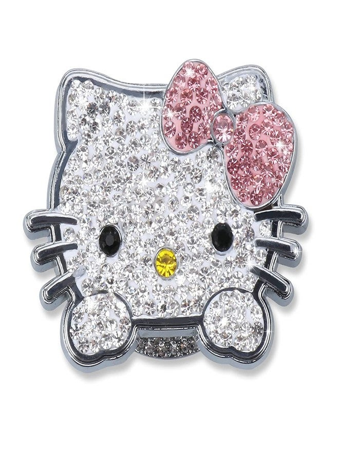 PANGPAI Bling Car Push to Start Button Cover Accessories, Cute Car Accessories for Women, Crystal Rhinestone Car Engine Start Stop Button Cover, Pink Car Decal for Women, Girly Car Decoration Interior Sticker - Image 1