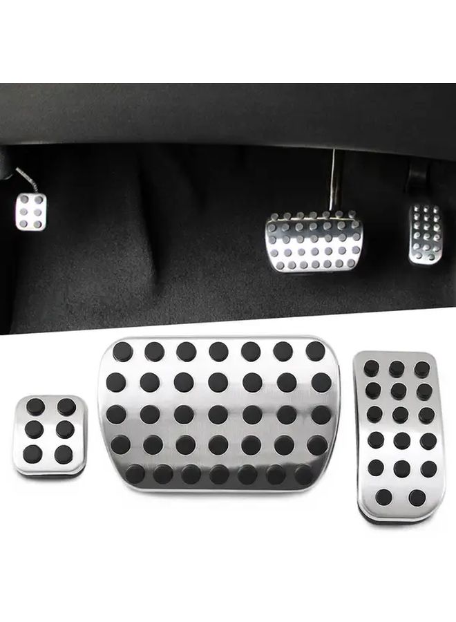 Stainless Steel Throttle Brake And Footbrake Pedal Covers Set For Mercedes Vito V Class V250 V300d Viano Non Slip Racing Pedals Easy Installation Vehicle Customization Sporty Design Precision Fit Durable Material - Image 1