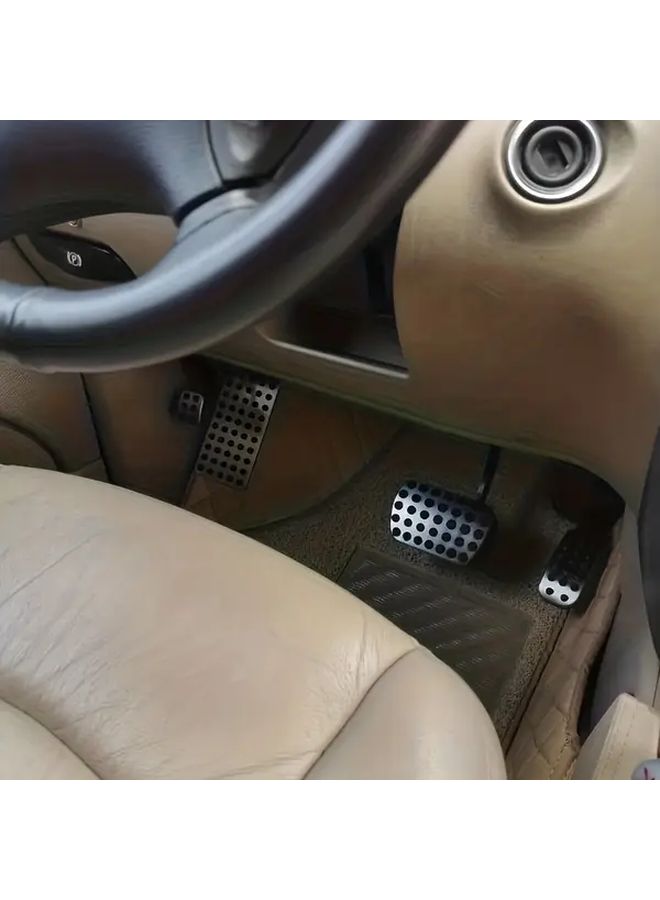 Stainless Steel Throttle Brake And Footbrake Pedal Covers Set For Mercedes Vito V Class V250 V300d Viano Non Slip Racing Pedals Easy Installation Vehicle Customization Sporty Design Precision Fit Durable Material - Image 4