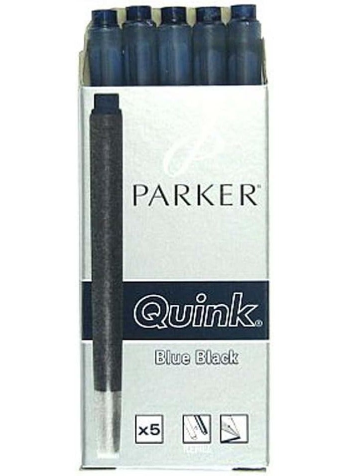 Parker Quink Ink Refill Cartridge for Fountain Pens, Blue/Bl - Image 2