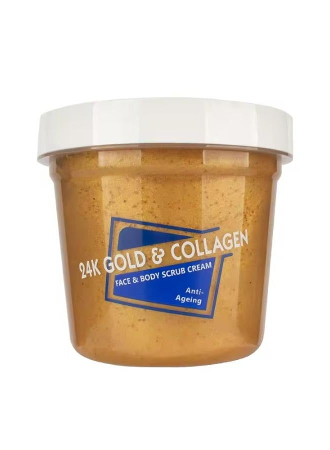 Disaar 24k Gold Face And Body Scrub Body Or Face Exfoliating Scrub 300 ML - Image 5