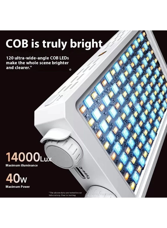 FX Studio LED-C09  ( 40W ) Bi-Color Video Light Panel + Cold show - Image 4