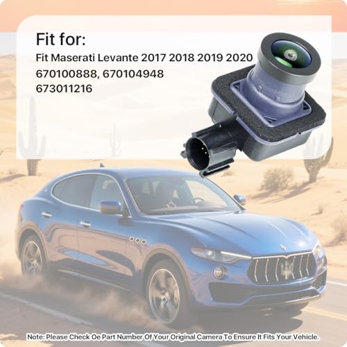 GreenYi 670100888 Rear View Camera for Maserati Levante 2017 2018 2019 2020 OE Backup Camera Replaces 670104948 673011216 by GreenYi - Image 3