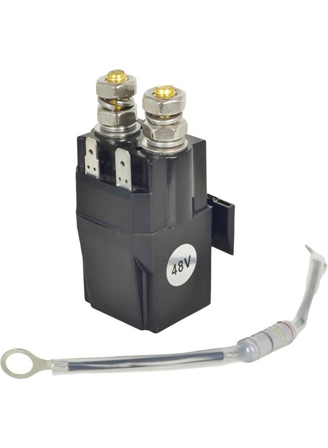 XYZIL 48V Solenoid w/Resistance 102865901 Compatible with Club Car DS 1995-2022, Precedent 2004-2008, Tempo 2018-2022 Gas Golf Cart 1014947 1028659-01 SU60-2122P 435-459 4 Terminal - Image 1