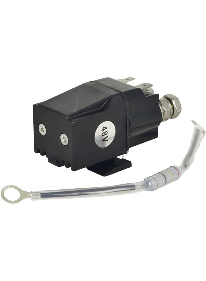XYZIL 48V Solenoid w/Resistance 102865901 Compatible with Club Car DS 1995-2022, Precedent 2004-2008, Tempo 2018-2022 Gas Golf Cart 1014947 1028659-01 SU60-2122P 435-459 4 Terminal - Image 3