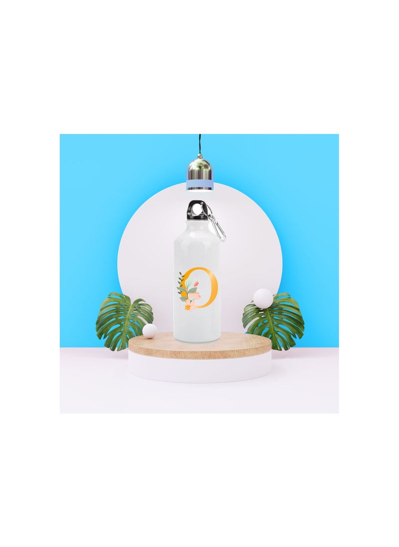 Flask Water Bottle With Initial Letters Printed On It - Gift for Family - Friends