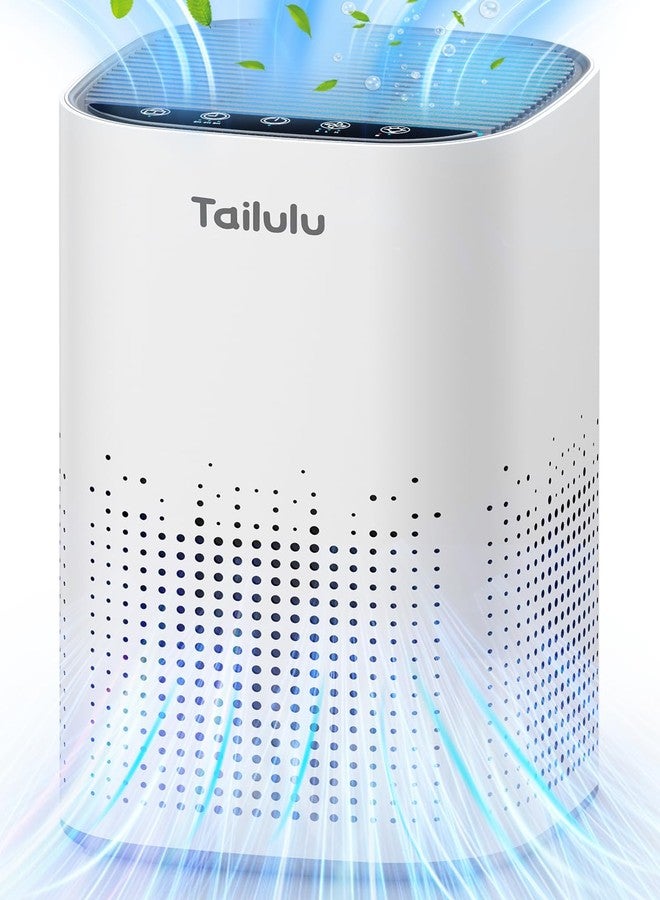 Tailulu Air Purifiers for Home Large Room up to 1500ft², Tailulu H13 True HEPA Air Purifier for Pets Dust Odor Smoke, Air Purifier for Bedroom with 15dB Quiet Sleep Mode for Bedroom Office Living Room - Image 1