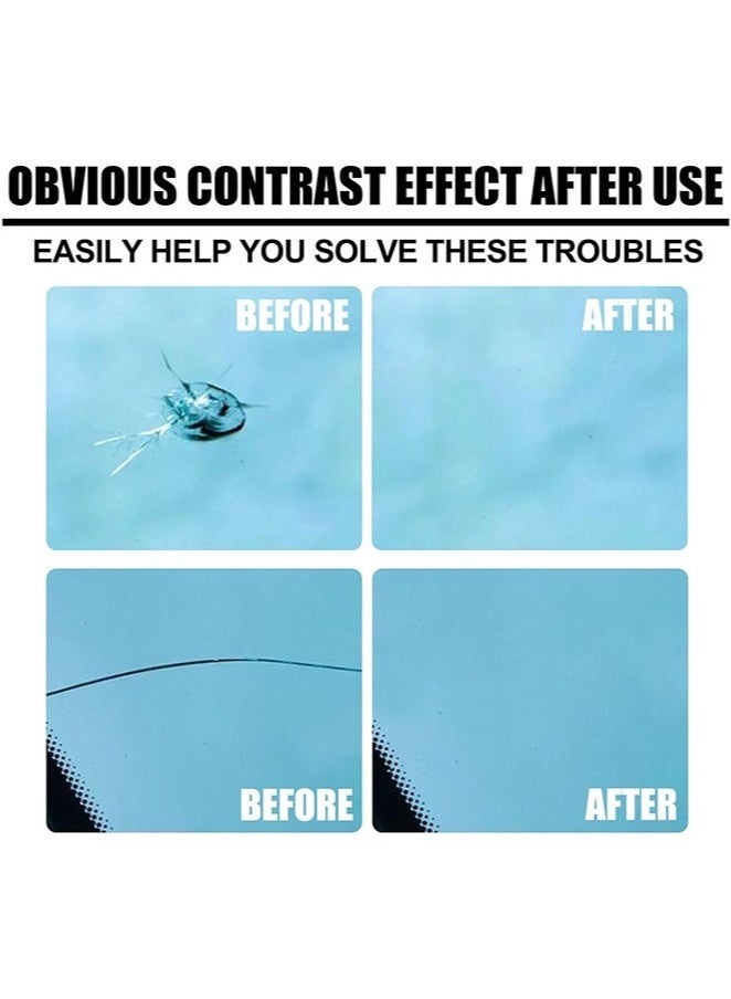 Generic Windshield Crack Repalr for Glass Crack Repair Adhesive, 2025 Upgrade Windshield Repair Kit, Multifunctional Cracks Gone Glass Repair Fluid for Fixing Chips, Window Crack Repair Kit  - Image 4
