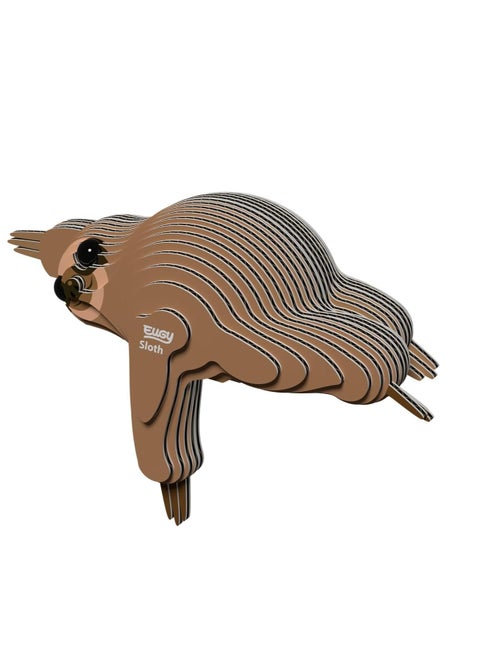 EUGY 3D Sloth Puzzle - Relaxing and Fun DIY Craft Kit for Kids and Adults